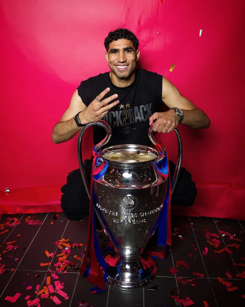 Achraf Hakimi Is Now Africa’s Most Decorated Player With 19 Trophies