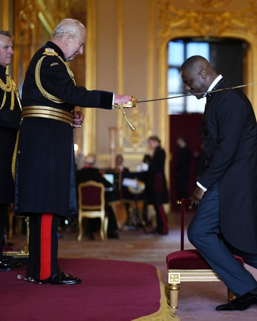 Idris Elba Knighted By King Charles At Windsor Castle