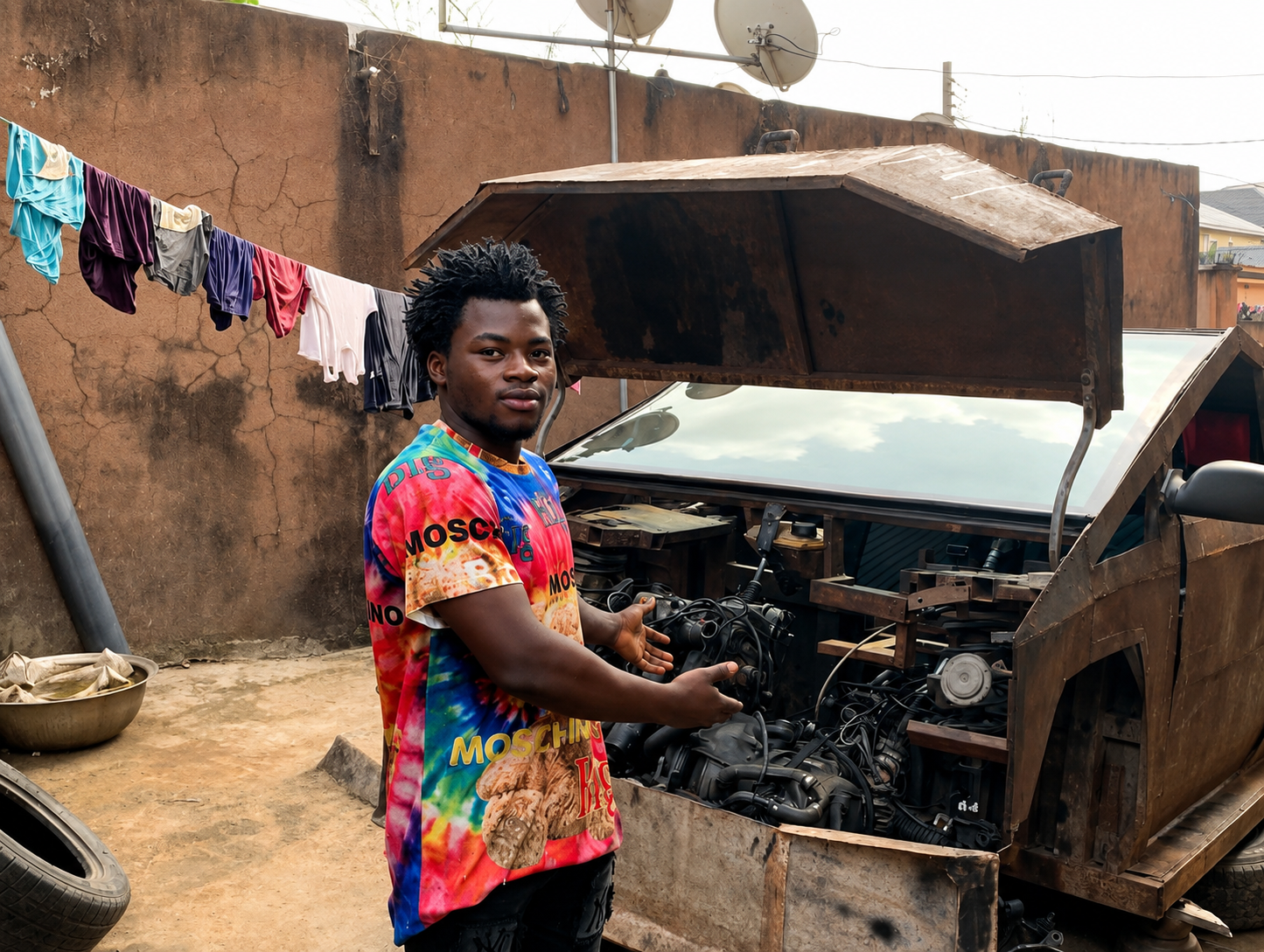 From Scrap Metal To Cybertruck: The Nigerian Engineer Building Big With Almost Nothing