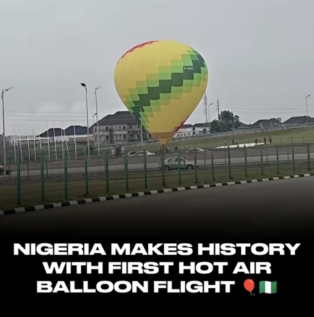 Nigeria Just Took Its First Hot-Air Balloon Flight