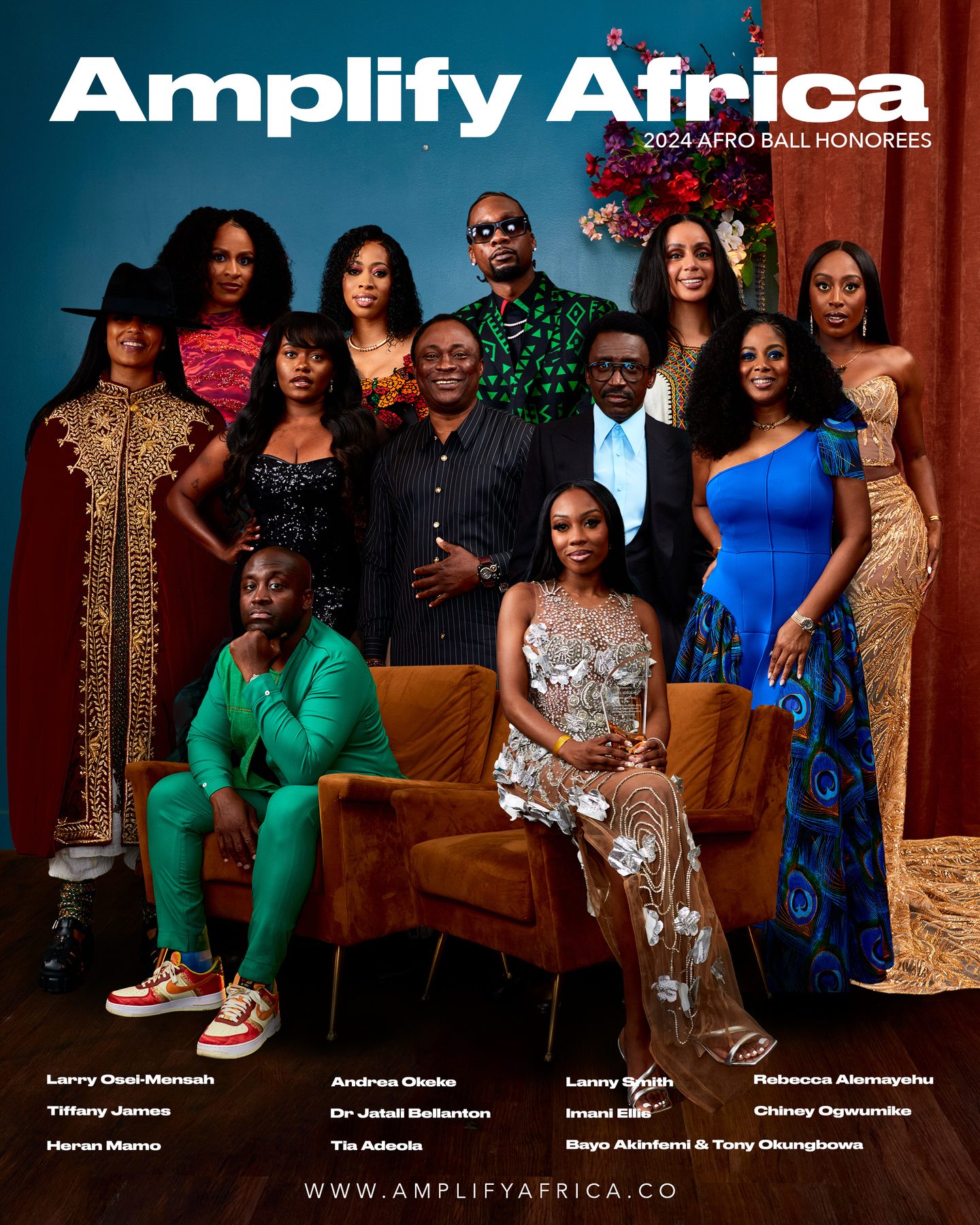 Amplify Africa 2024 Afro Ball honorees group portrait
